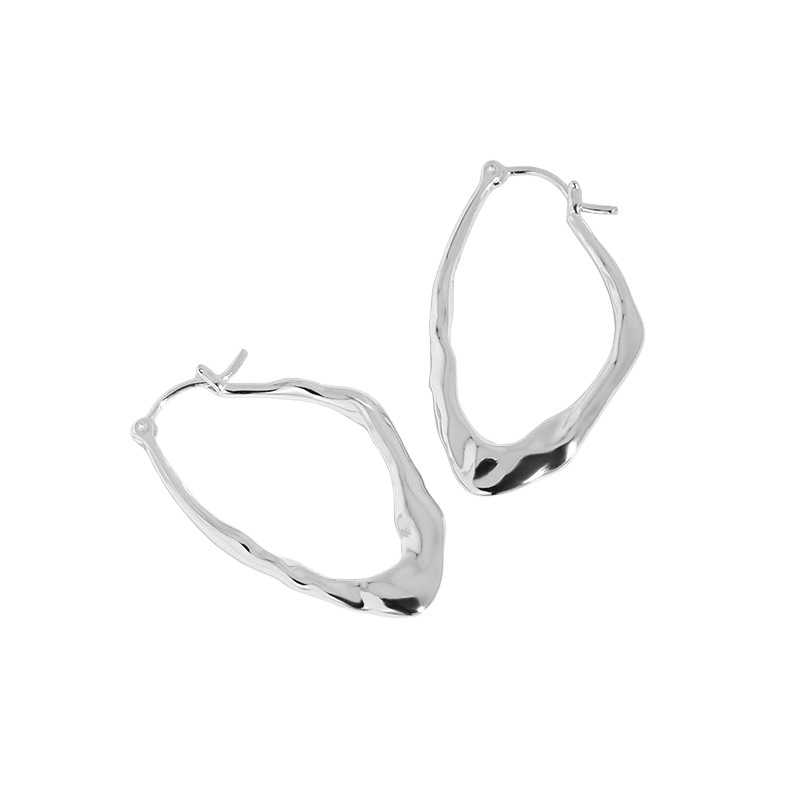 Texture S925 Sterling Silver Earrings