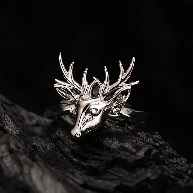 Sterling Silver Original Design Deer Open Ring